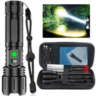 Rechargeable Flashlights, High Lumen Flashlight with Power Bank, LED Flashlight for Camping and Emergency