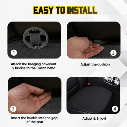 Anti Slip Car Seat Covers, Car Seat Cushion with Sponge Padding – image 9