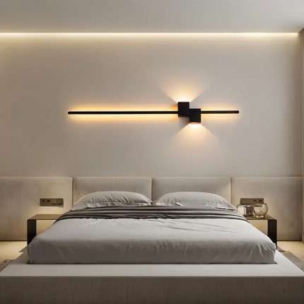 Modern LED Wall Light with Integrated Warm White Illumination | Energy-Efficient Design for Stylish Home Décor