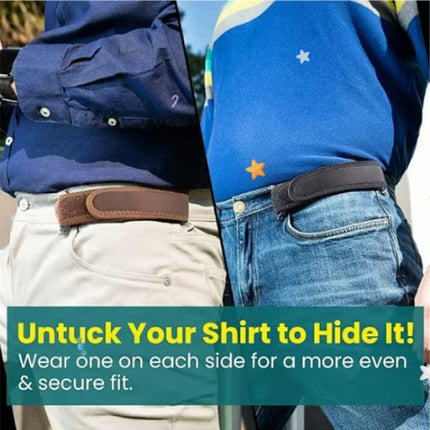 No Buckle Belt for Jeans, Comfortable Belt Without Buckle