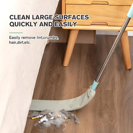 Retractable Gap Cleaning Mop with Microfiber Flat Head | Flexible Design for Hard-to-Reach Spaces