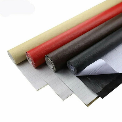 Leather Patch for Sofa and Couch, Self Adhesive Leather Repair Patches, Cuttable Leather Repair Tape for Furniture