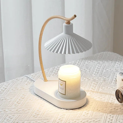 Candle Warmer Lamp with LED Light & Elegant Design | Flameless Wax Melter for Warm Ambient Glow