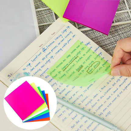 Transparent Sticky Notes | Clear Adhesive for Easy Marking and Reminders