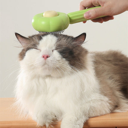 Pet Hair Remover Brush with Self-Cleaning Mechanism | Effortless Pet Hair Removal for All Surfaces