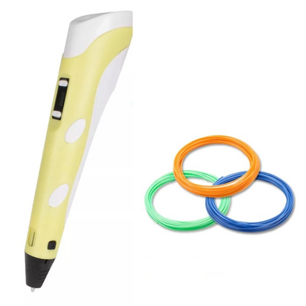 Lightweight 3D Printing Pen with Adjustable Speed Control | Ergonomic Creative Tool for Precision Art and Crafting