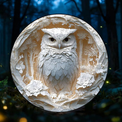 3D Owl Puzzle Art for Adults with Creative Brain Teaser Challenge | Elegant Decorative Piece for Home Display