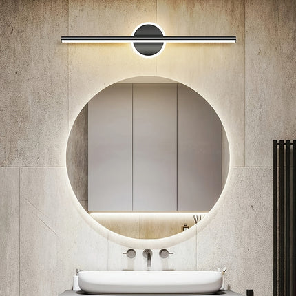 LED Mirror Wall Light with Minimalist Design | Elegant Black or Gold Finish for Soft Ambient Lighting