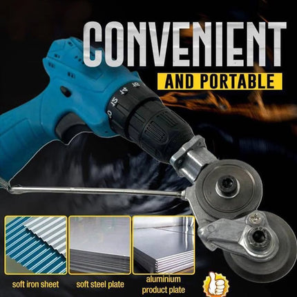 Sheet Metal Cutter Drill Attachment, Electric Drill Metal Cutter, Metal Cutting Tool, Power Tool Accessories