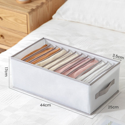 Foldable Clothes Storage Organizer for Drawers, 5 Sizes from 36 x 17 x 12 cm to 44 x 28 x 22 cm for Closet and Wardrobe