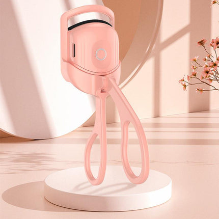 Heated Eyelash Curler with 10 Second Heat Up, Soft Silicone Arch Design Electric Lash Curler for Long Lasting Curls