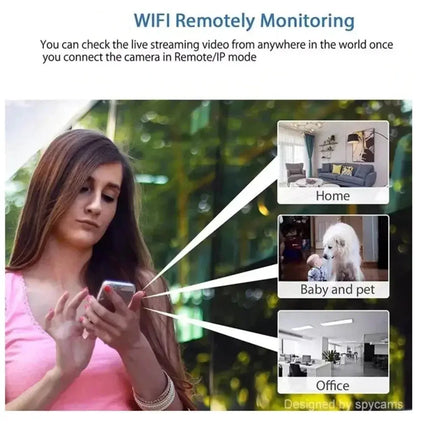 Home Security Camera, Mini Camera with WiFi and 1080P HD Night Vision, Surveillance Camera with Motion Detection – image 4