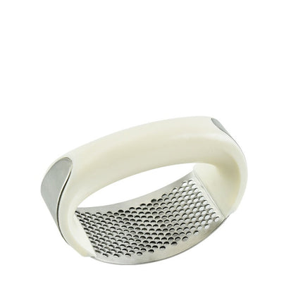 Garlic Press and Masher with Ergonomic Low Effort Design, Kitchen Garlic Crusher for Meal Prep