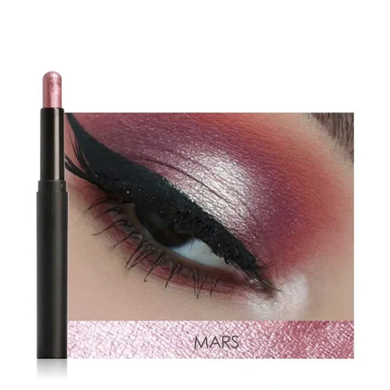 Eyeshadow Stick, Creamy Shimmer Eye Shadow Crayon in 10 Shades, Light Reflecting Color for Quick One Minute Eye Makeup
