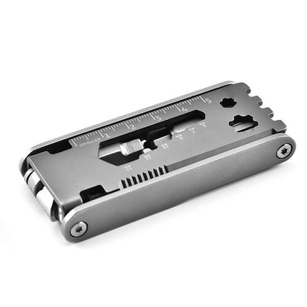 Bike Multi Tool Set with Chain Repair Tool, Hex Keys and Wrenches, Tire Levers, Phillips and Torx Screwdrivers, Pocket Bicycle Repair Kit