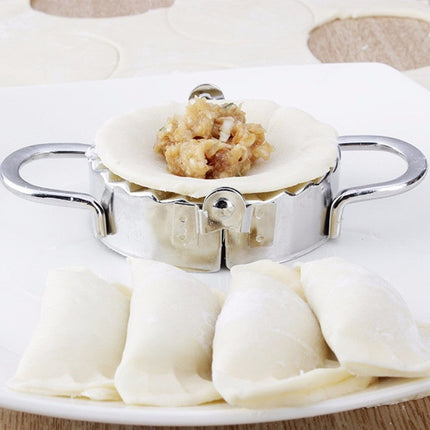 Dumpling Press and Dough Cutter Kit for Evenly Sealed Homemade Dumplings, Beginner Friendly Kitchen Set