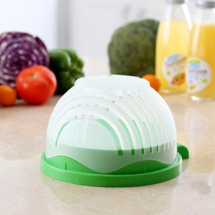 Cutting Bowl for Salad & Vegetables with Integrated Drainer | Easy Prep for Fresh Meals
