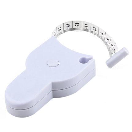 Body Measuring Tape, Retractable Tape Measure with Push Button Auto Retraction for Waist, Fitness and Tailoring Use