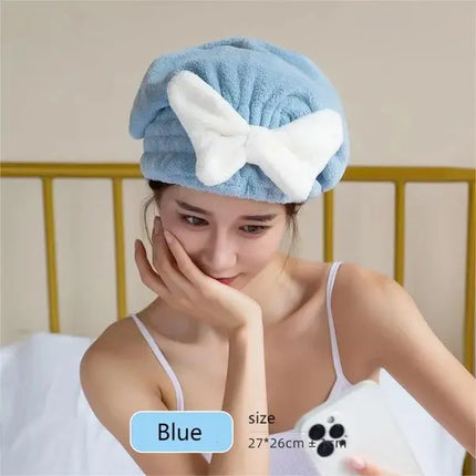 Super Absorbent Hair Wrap, Frizz Free Towel Wrap for Hair Drying Without Heat