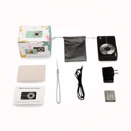 Compact Digital Camera with 1080p HD Video Recording, Video Camera for Travel