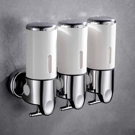 Wall-Mounted Shower Dispenser with Touchless Pump | Durable Design for Mess-Free Bathing