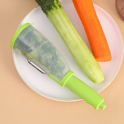 Versatile Vegetable Peeler with Built-in Storage | Ergonomic Design for Effortless Vegetable Prep
