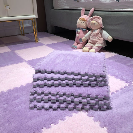 Plush Puzzle Tiles Set for Kids with Non-Toxic Foam | Safe & Soft Play Mat
