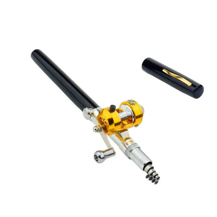 Telescopic Fishing Rod with Lightweight Aluminum Design | Compact, Travel-Friendly Fishing Gear
