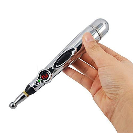 Electric Massage Pen with Adjustable Intensity, Portable Handheld Pulse Massage Tool for Home and Travel Use