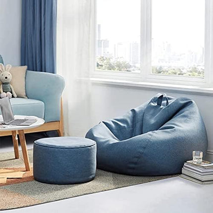 Bean Bag Covers No Filling, Bean Bag Chair Cover for Adults and Teens, Large Bean Bag Cover Washable