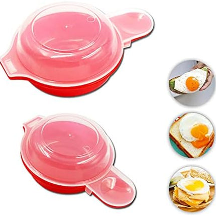 Microwave Egg Cooker for Scrambled, Poached and Omelet Eggs, Even Heat Breakfast Maker in Under 2 Minutes