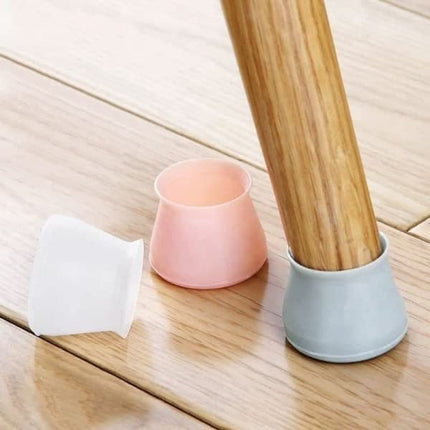 Chair Leg Caps (20PCS) with Noise Reduction Design | Protect Floors from Scratches