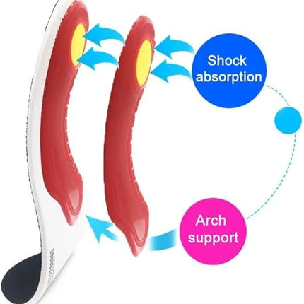 Orthopedic Arch Support Insoles with Shock Absorption | Comfort & Pain Relief