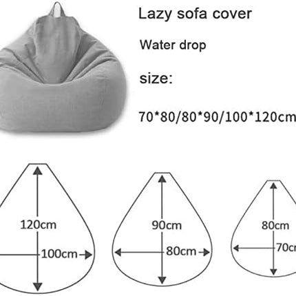 Bean Bag Covers No Filling, Bean Bag Chair Cover for Adults and Teens