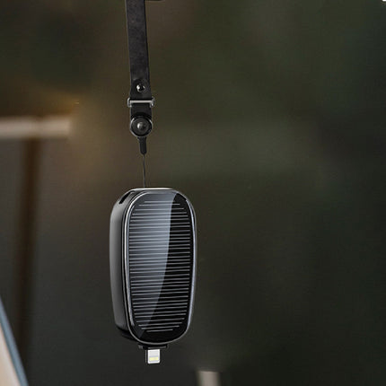 Solar Power Bank Keychain with Compact Design | Portable Charging for On-the-Go Devices