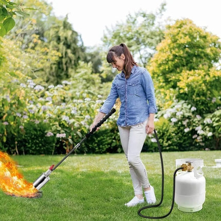 Propane Torch Weed Burner, Heavy Duty Blow Torch for Ice and Snow