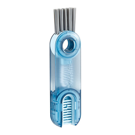 3-in-1 Cleaning Brush Set for Bottles, Cups and Kitchen Tools with Cup Rim and Gap Brush Heads, 3 Colours
