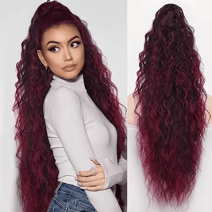 Ponytail Hair Extensions, Drawstring Ponytail Extension