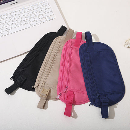 Slim Hidden Money Belt with Adjustable Strap | Secure Travel Wallet for Safety and Convenience