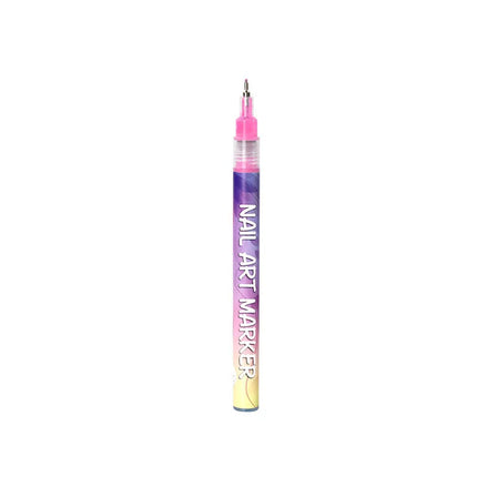 Nail Art Pen Set with 12 Colors and Fine Tip for DIY Manicure Designs at Home for Beginners