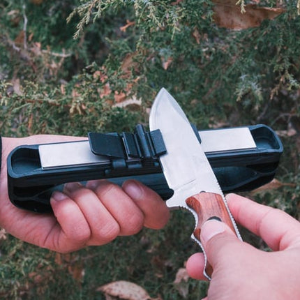 Knife Sharpeners, Angle Guide Knife Sharpener with Diamond Knife Sharpening Stone