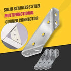 Angle Brackets, Stainless Steel Corner Brackets for Furniture, Corner Braces for Right Angle Joints