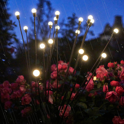 Solar Powered Firefly String Lights with Adjustable Brightness | Outdoor Decor for Magical Evenings