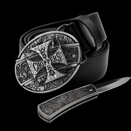 Self-Defense Belt with Hidden Knife Compartment | Discreet Protection Gear