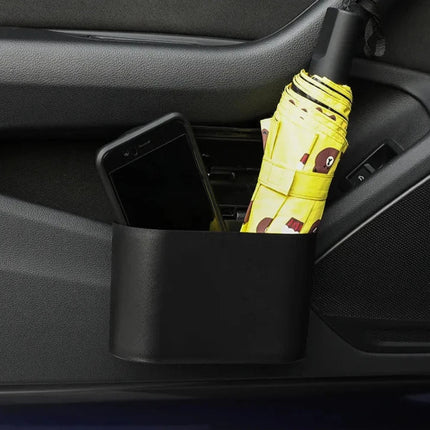 Car Trash Bin with Removable Lid for Wrappers, Tissues and Receipts, 4 Colour Options, for Road Trips