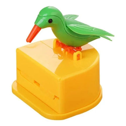 Toothpick Holder, Perching Bird Toothpick Dispenser for Table Decor