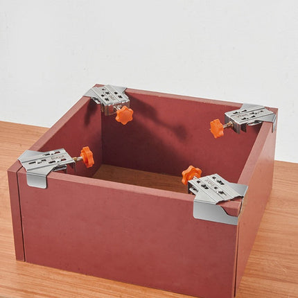Corner Clamp Set of 4 for Woodworking, Adjustable 90 Degree Right Angle Clamps for Nailing and Gluing Frames and Boxes
