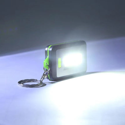 Ultra-Bright Keychain Flashlight with Rechargeable Battery | Compact & Portable for Emergency Use