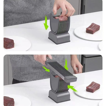 Multi-Blade Meat Slicer with Adjustable Thickness | Effortless Food Prep Tool