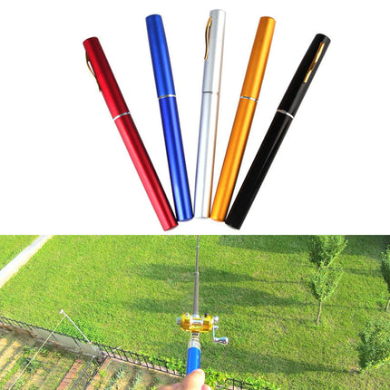 Telescopic Fishing Rod with Lightweight Aluminum Design | Compact, Travel-Friendly Fishing Gear
